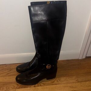 Michael Kors Black Knee-High Boots